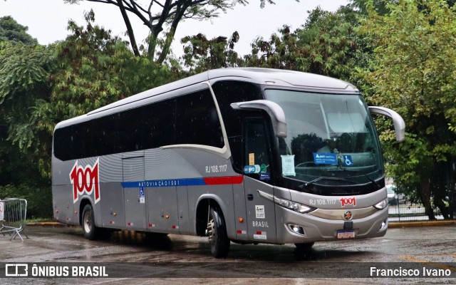 Auto Viação 1001 RJ 108.1117 na cidade de São Paulo, São Paulo, Brasil, por Francisco Ivano. ID da foto: 10437722.