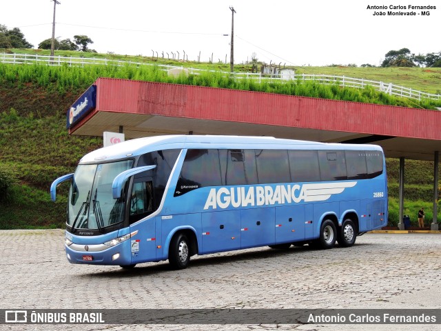Viação Águia Branca 26860 na cidade de João Monlevade, Minas Gerais, Brasil, por Antonio Carlos Fernandes. Número da foto: #10495591.