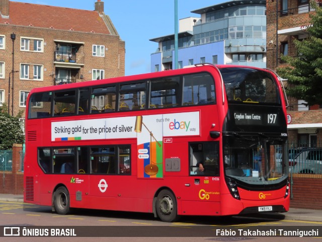 London Central EH336 na cidade de London, Greater London, Inglaterra, por Fábio Takahashi Tanniguchi. Número da foto: #10496098.