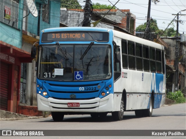 Viação São Pedro 0312022 na cidade de Manaus, Amazonas, Brasil, por Kezedy Padilha. Número da foto: #10496680.