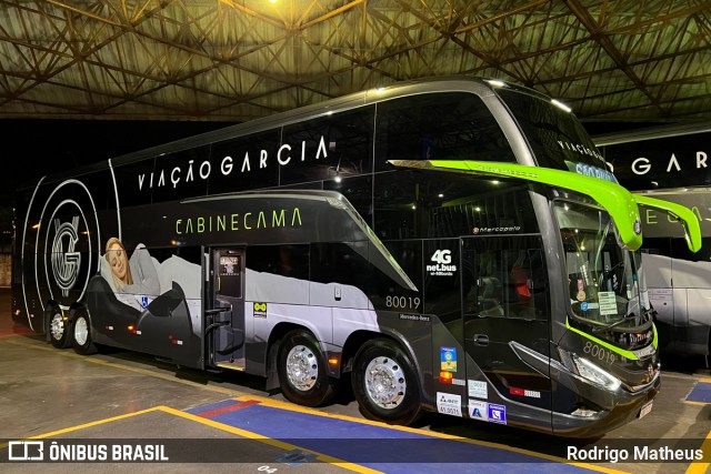 Viação Garcia 80019 na cidade de Maringá, Paraná, Brasil, por Rodrigo Matheus. Número da foto: #10496475.