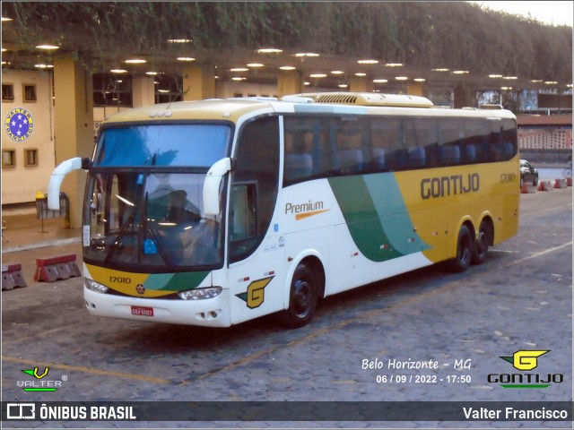 Empresa Gontijo de Transportes 17010 na cidade de Belo Horizonte, Minas Gerais, Brasil, por Valter Francisco. Número da foto: #10495025.