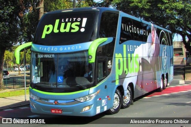 Viação Garcia 8814 na cidade de Curitiba, Paraná, Brasil, por Alessandro Fracaro Chibior. Número da foto: #10494701.