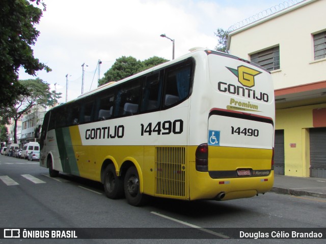 Empresa Gontijo de Transportes 14490 na cidade de Belo Horizonte, Minas Gerais, Brasil, por Douglas Célio Brandao. Número da foto: #10499326.
