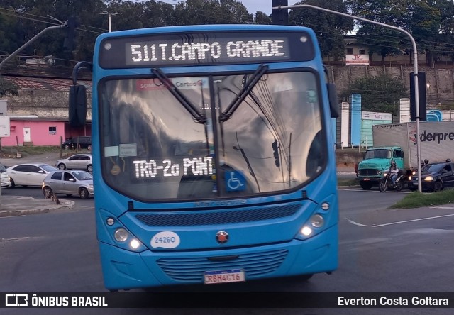 Unimar Transportes 24260 na cidade de Cariacica, Espírito Santo, Brasil, por Everton Costa Goltara. ID da foto: 10498555.