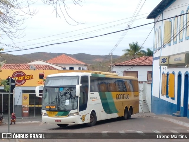 Empresa Gontijo de Transportes 12845 na cidade de Minas Novas, Minas Gerais, Brasil, por Breno Martins. ID da foto: 10498708.