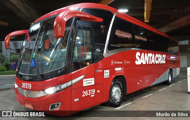 Viação Santa Cruz 26319 na cidade de São Paulo, São Paulo, Brasil, por Murilo da Silva. Número da foto: #10497370.