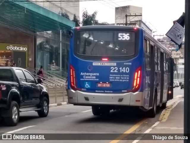 Viação Cidade de Caieiras 22.140 na cidade de Franco da Rocha, São Paulo, Brasil, por Thiago de Souza. Número da foto: #10497271.