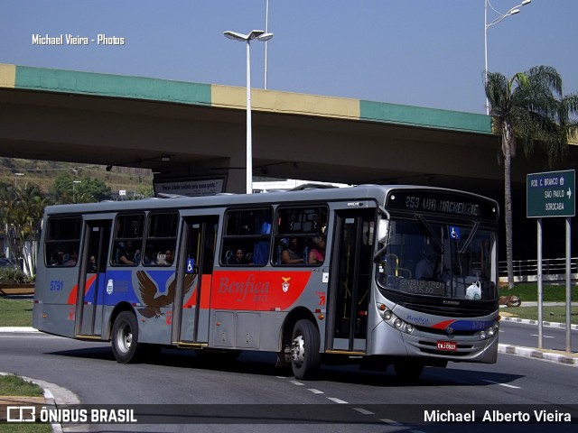 BBTT - Benfica Barueri Transporte e Turismo 5791 na cidade de Barueri, São Paulo, Brasil, por Michael  Alberto Vieira. Número da foto: #10499806.