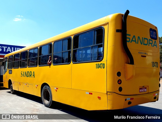 Viação Sandra 10470 na cidade de Pirapora, Minas Gerais, Brasil, por Murilo Francisco Ferreira. ID da foto: 10499184.