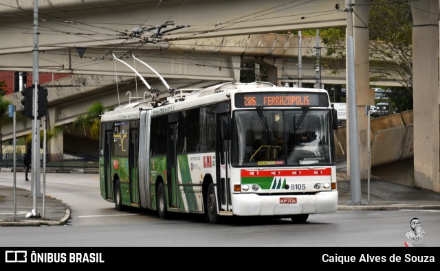 Next Mobilidade - ABC Sistema de Transporte 8105 na cidade de São Bernardo do Campo, São Paulo, Brasil, por Caique Alves de Souza. ID da foto: 10498408.