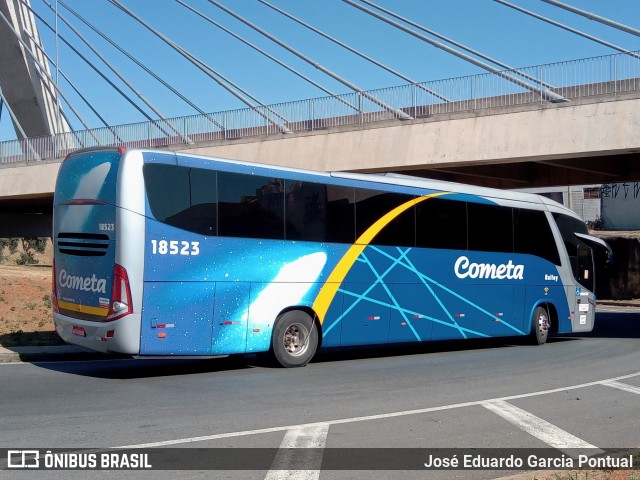 Viação Cometa 18523 na cidade de Campinas, São Paulo, Brasil, por José Eduardo Garcia Pontual. Número da foto: #10498473.