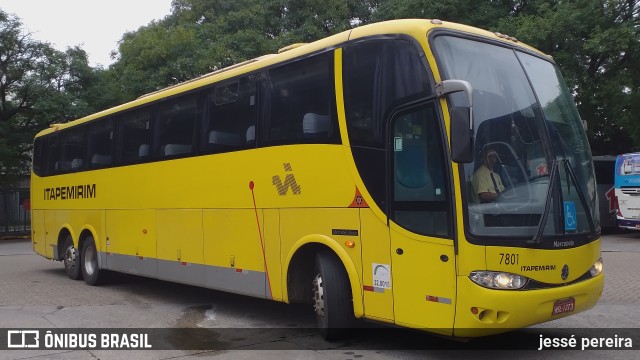 Viação Itapemirim 7801 na cidade de São Paulo, São Paulo, Brasil, por jessé pereira. ID da foto: 10498114.