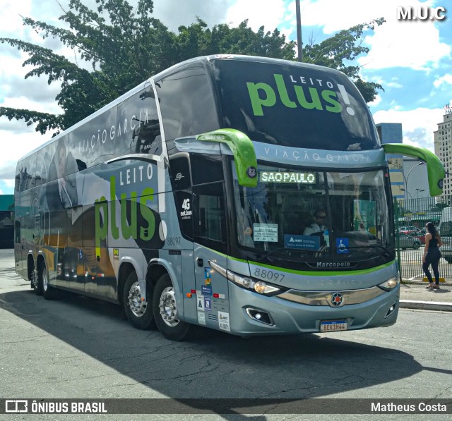 Viação Garcia 88097 na cidade de São Paulo, São Paulo, Brasil, por Matheus Costa. Número da foto: #10497247.