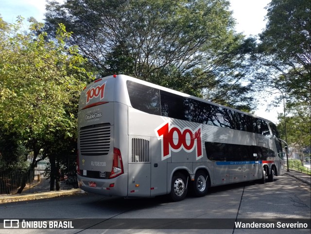 Auto Viação 1001 RJ 108.1138 na cidade de São Paulo, São Paulo, Brasil, por Wanderson Severino. ID da foto: 10500555.
