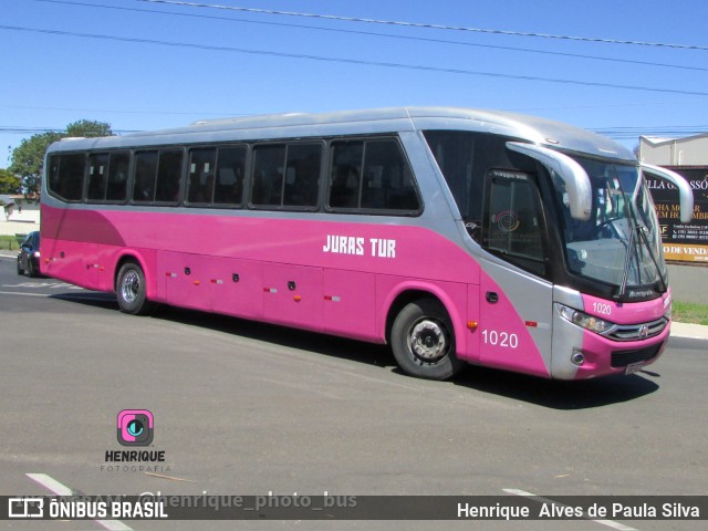 Juras Tur Transporte e Turismo Eireli 1020 na cidade de Holambra, São Paulo, Brasil, por Henrique Alves de Paula Silva. Número da foto: #10498194.