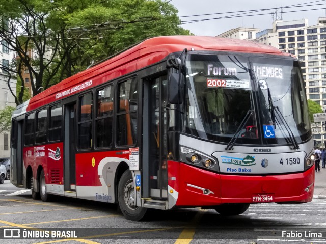 Himalaia Transportes > Ambiental Transportes Urbanos 4 1590 na cidade de São Paulo, São Paulo, Brasil, por Fabio Lima. ID da foto: 10499395.