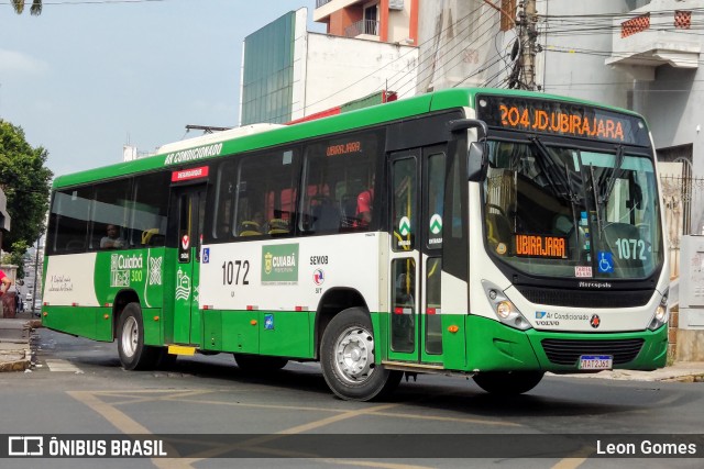 Viação Paraense Cuiabá Transportes 1072 na cidade de Cuiabá, Mato Grosso, Brasil, por Leon Gomes. Número da foto: #10497921.