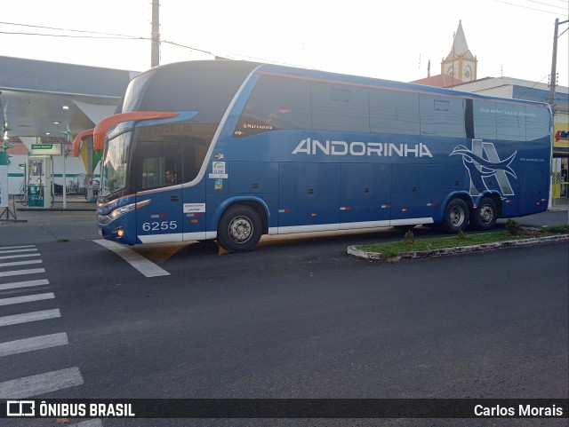 Empresa de Transportes Andorinha 6255 na cidade de Presidente Venceslau, São Paulo, Brasil, por Carlos Morais. Número da foto: #10498822.
