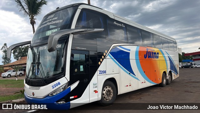 Viação Juína 2208 na cidade de Campo Grande, Mato Grosso do Sul, Brasil, por Joao Victor Machhado. Número da foto: #10499123.