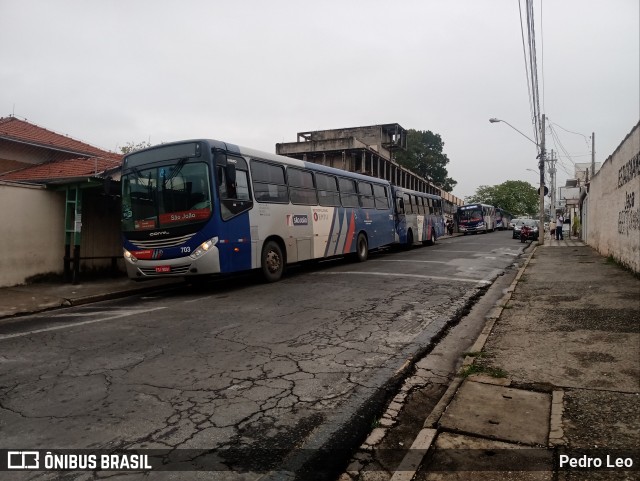 São João Votorantim - Sorotur Turismo 703 na cidade de Sorocaba, São Paulo, Brasil, por Pedro Leo. ID da foto: 10498573.