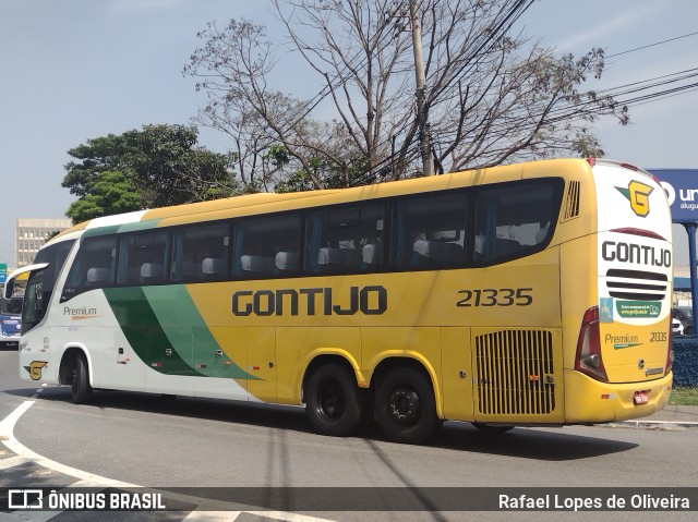 Empresa Gontijo de Transportes 21335 na cidade de São Paulo, São Paulo, Brasil, por Rafael Lopes de Oliveira. ID da foto: 10498789.