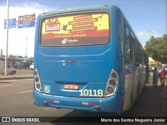 Concessionária Salvador Norte - CSN Transportes 10118 na cidade de Salvador, Bahia, Brasil, por Mario dos Santos Nogueira Junior. ID da foto: 10497399.