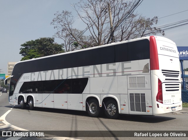 Auto Viação Catarinense 321312 na cidade de São Paulo, São Paulo, Brasil, por Rafael Lopes de Oliveira. Número da foto: #10497050.