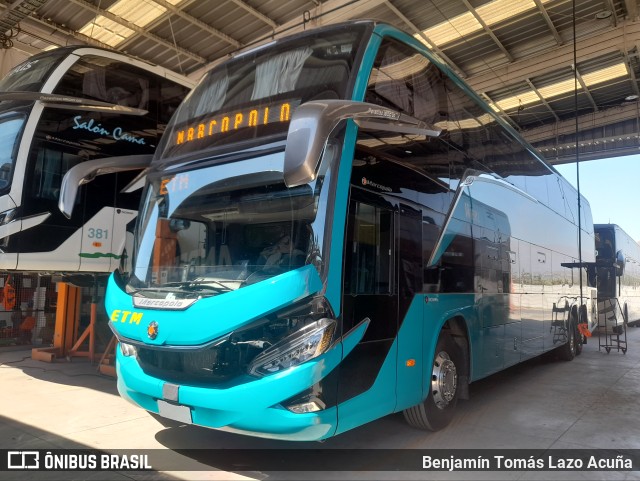 ETM - Empresa de Transporte Maullín 470 na cidade de Huechuraba, Santiago, Metropolitana de Santiago, Chile, por Benjamín Tomás Lazo Acuña. Número da foto: #10499571.