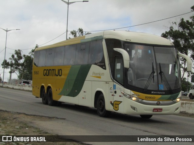 Empresa Gontijo de Transportes 19160 na cidade de Caruaru, Pernambuco, Brasil, por Lenilson da Silva Pessoa. Número da foto: #10498177.