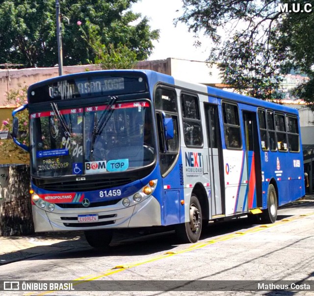 Next Mobilidade - ABC Sistema de Transporte 81.459 na cidade de São Bernardo do Campo, São Paulo, Brasil, por Matheus Costa. ID da foto: 10497971.