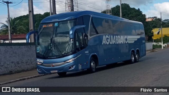 Viação Águia Branca 28200 na cidade de Cruz das Almas, Bahia, Brasil, por Flávio  Santos. Número da foto: #10499796.