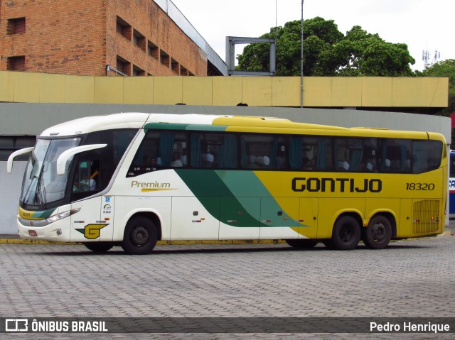 Empresa Gontijo de Transportes 18320 na cidade de Divinópolis, Minas Gerais, Brasil, por Pedro Henrique. ID da foto: 10498749.