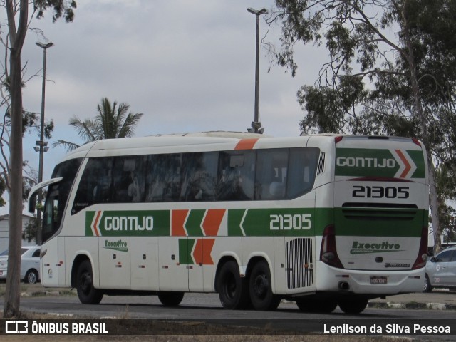 Empresa Gontijo de Transportes 21305 na cidade de Caruaru, Pernambuco, Brasil, por Lenilson da Silva Pessoa. Número da foto: #10497937.