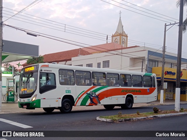 Empresa de Transportes Andorinha 6365 na cidade de Presidente Venceslau, São Paulo, Brasil, por Carlos Morais. ID da foto: 10498793.