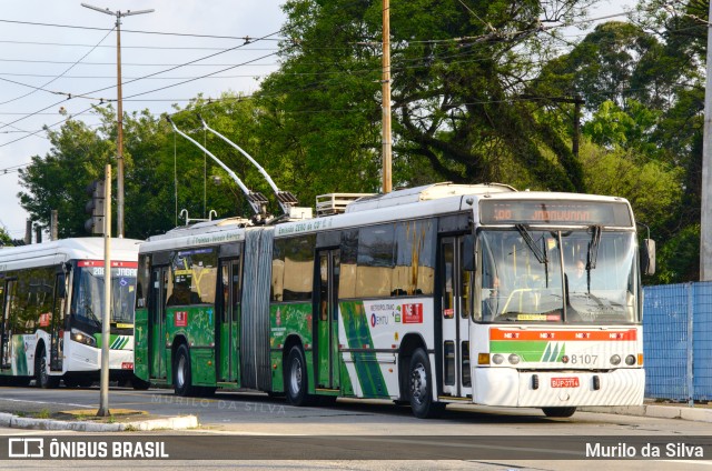 Next Mobilidade - ABC Sistema de Transporte 8107 na cidade de São Paulo, São Paulo, Brasil, por Murilo da Silva. ID da foto: 10499103.