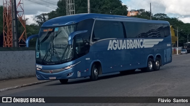 Viação Águia Branca 28200 na cidade de Cruz das Almas, Bahia, Brasil, por Flávio  Santos. Número da foto: #10499784.