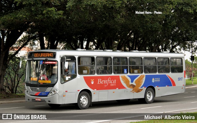 BBTT - Benfica Barueri Transporte e Turismo 5917 na cidade de Barueri, São Paulo, Brasil, por Michael  Alberto Vieira. Número da foto: #10500055.