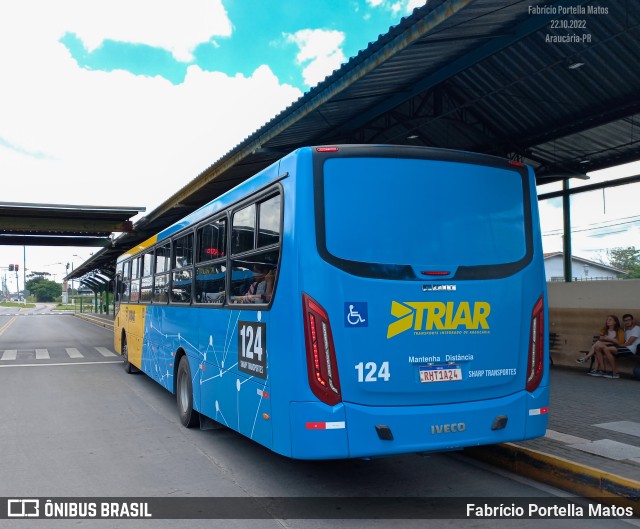 Sharp Transportes 124 na cidade de Araucária, Paraná, Brasil, por Fabrício Portella Matos. ID da foto: 10501648.