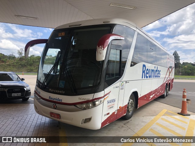 Empresa Reunidas Paulista de Transportes 144906 na cidade de Pardinho, São Paulo, Brasil, por Carlos Vinicius Estevão Menezes. ID da foto: 10502832.