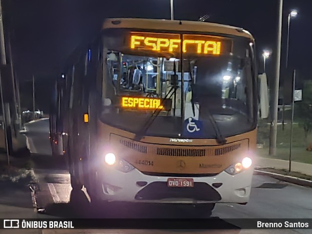 Auto Viação Marechal Brasília 444014 na cidade de Samambaia, Distrito Federal, Brasil, por Brenno Santos. Número da foto: #10502127.