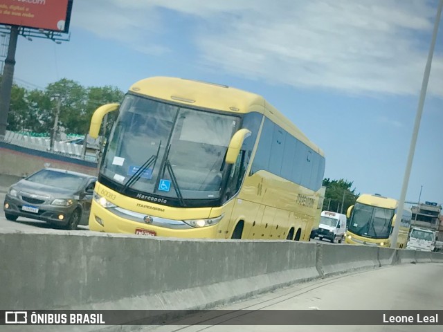 Viação Itapemirim 60083 na cidade de Rio de Janeiro, Rio de Janeiro, Brasil, por Leone Leal. ID da foto: 10502145.