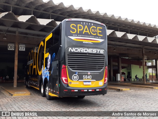 Expresso Nordeste 5840 na cidade de Americana, São Paulo, Brasil, por Andre Santos de Moraes. Número da foto: #10503658.