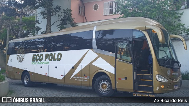 Eco Polo Brasil Transportes 111 na cidade de Petrópolis, Rio de Janeiro, Brasil, por Zé Ricardo Reis. Número da foto: #10501433.