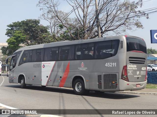 Empresa de Ônibus Pássaro Marron 45.211 na cidade de São Paulo, São Paulo, Brasil, por Rafael Lopes de Oliveira. Número da foto: #10502620.