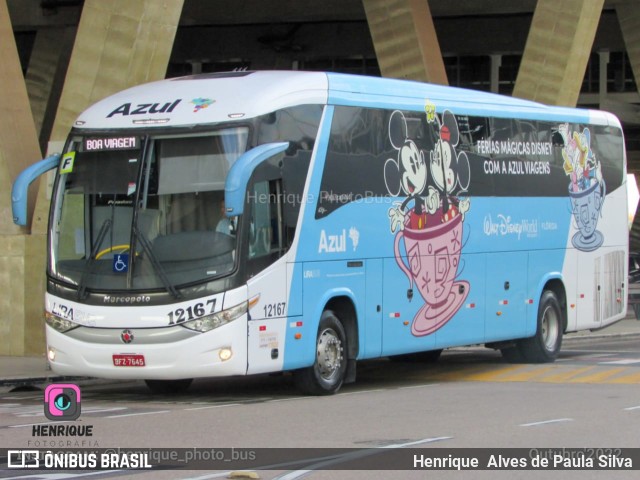 Lirabus 12167 na cidade de Campinas, São Paulo, Brasil, por Henrique Alves de Paula Silva. Número da foto: #10502381.