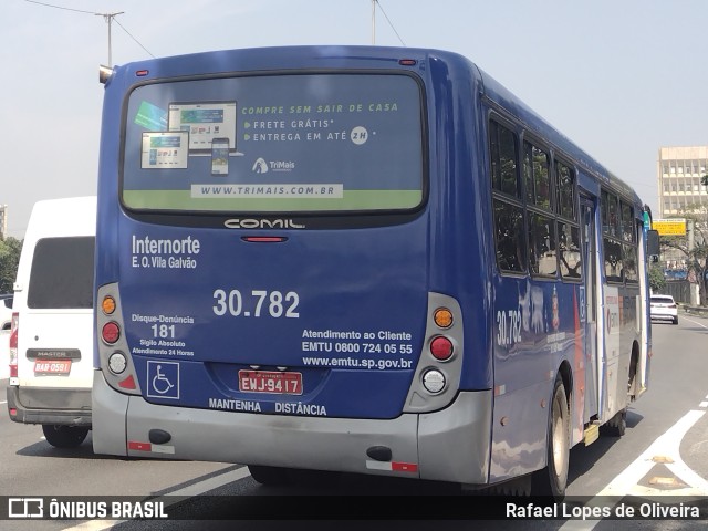 Empresa de Ônibus Vila Galvão 30.782 na cidade de São Paulo, São Paulo, Brasil, por Rafael Lopes de Oliveira. Número da foto: #10501933.