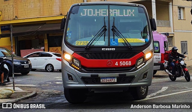 Allibus Transportes 4 5068 na cidade de São Paulo, São Paulo, Brasil, por Anderson Barbosa Marinho. Número da foto: #10503478.