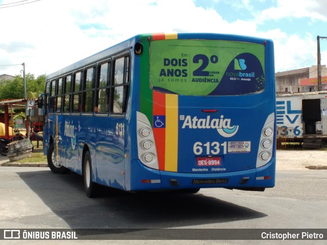 Viação Atalaia Transportes 6131 na cidade de Nossa Senhora do Socorro, Sergipe, Brasil, por Cristopher Pietro. ID da foto: 10501371.