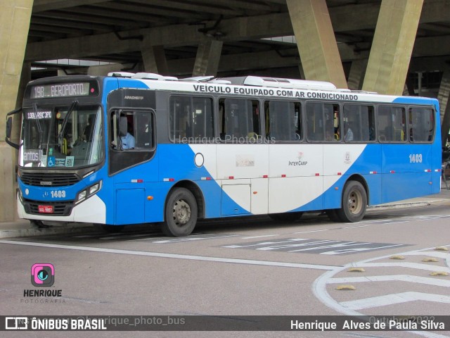 VB Transportes e Turismo 1403 na cidade de Campinas, São Paulo, Brasil, por Henrique Alves de Paula Silva. ID da foto: 10502374.